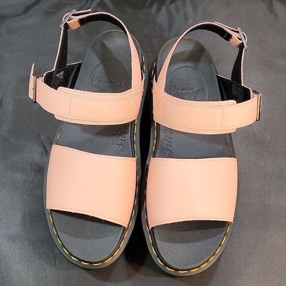 BRAND NEW DR MARTENS VOSS II ATHENA LEATHER STRAP PLATFORM SANDALS - Picture 2 of 16